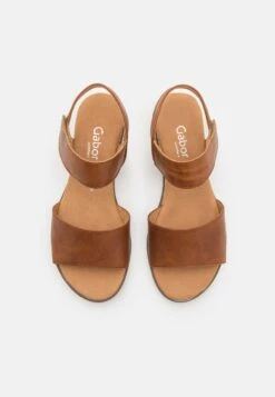 Gabor Comfort Sandalias De Cuña - Cognac -Gabor 21c5318fe584435f85dff26015a93e52