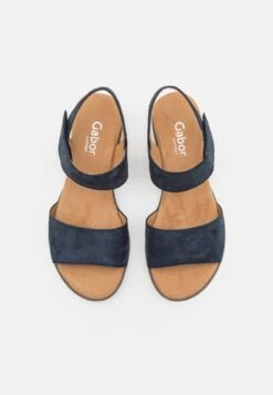 Gabor Comfort Sandalias De Cuña - Dark Blue -Gabor 37adcdd96a4c4a63a5c696aa56b64d43