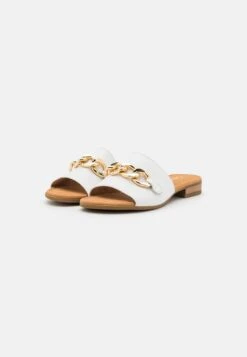 Gabor Comfort Sandalias Planas - Weiß/Gold -Gabor 39b7e03079c74f139951e568621c293d