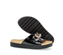 Gabor Sandalias Planas - Schwarz (Gold) -Gabor 44b24aa5439946ff9b20973150fec179