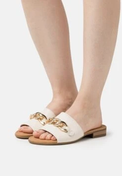 Gabor Comfort Sandalias Planas - Neve/Gold