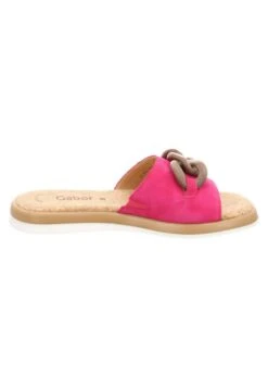 Gabor Sandalias Planas - Pink/Kork Holz -Gabor 5875117b640a42d998eeab56080b6b5b