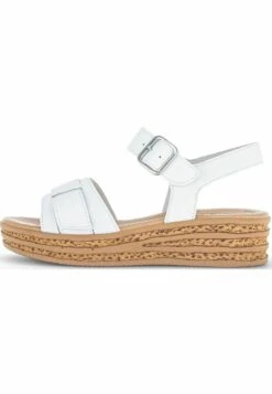 Gabor Sandalias De Cuña - Weiss Natur