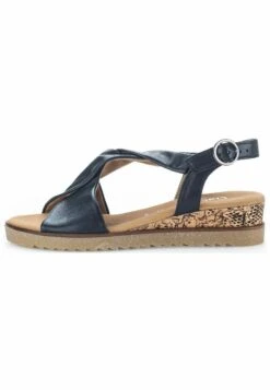 Gabor Comfort Sandalias De Cuña - Ocean Korkts Honi