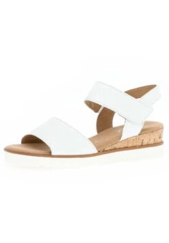 Gabor Comfort Sandalias De Cuña - Weiss Kork/Offwhi
