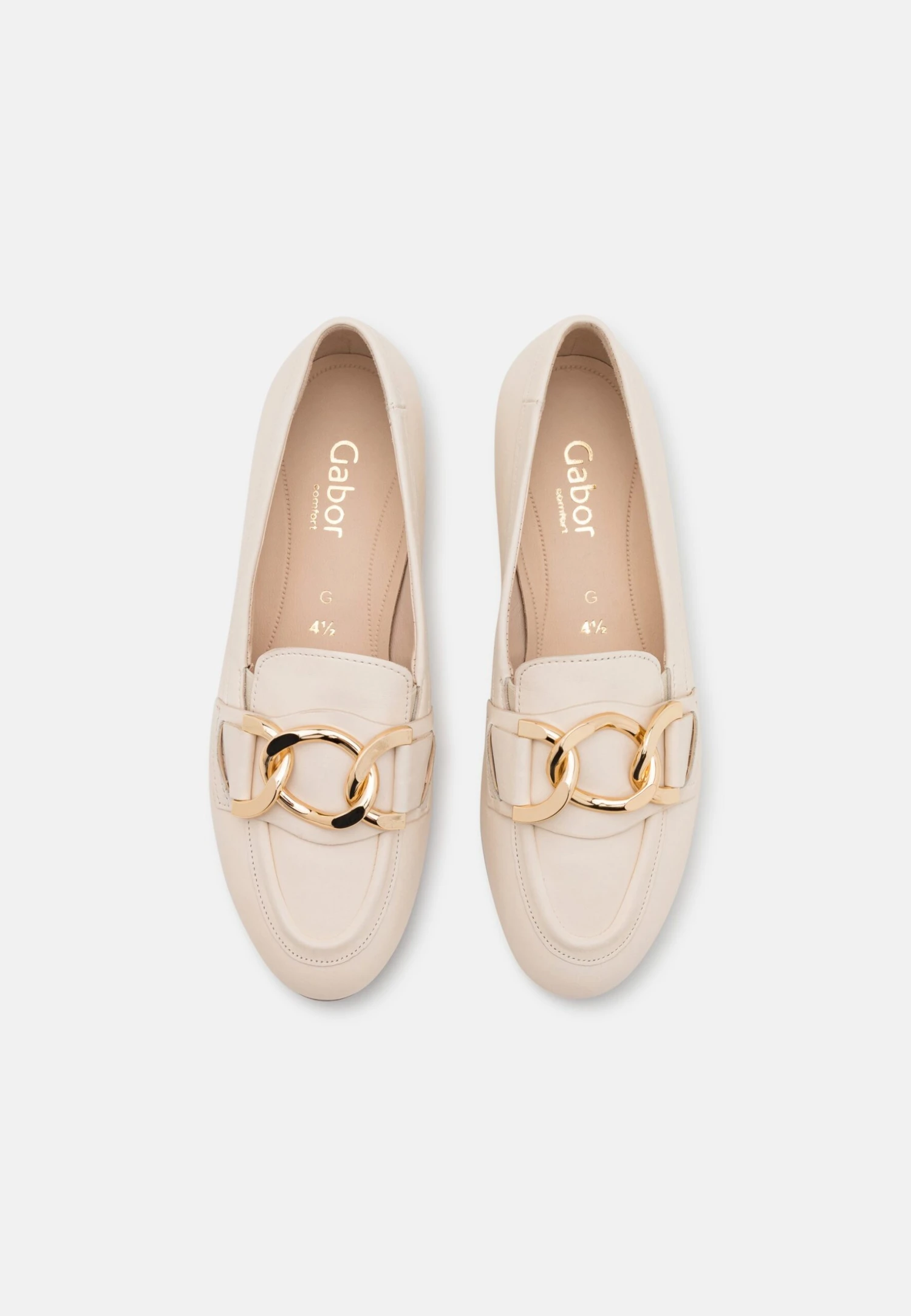 Gabor Comfort Mocasines - Neve/Gold 8 Gabor Comfort Mocasines - Neve/Gold - Imagen 6