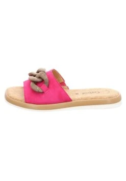 Gabor Sandalias Planas - Pink/Kork Holz