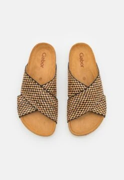 Gabor Sandalias Planas - Natur/Schwarz -Gabor f98fbfefb702475baf094dd035990f8a
